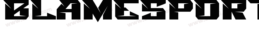 BlameSport Regular字体转换